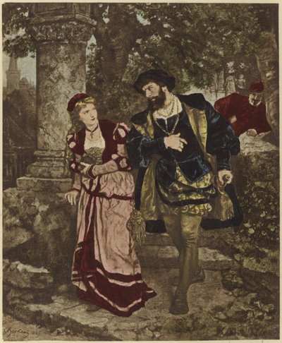 Faust und Margarete von Carl Ludwig Friedrich Becker